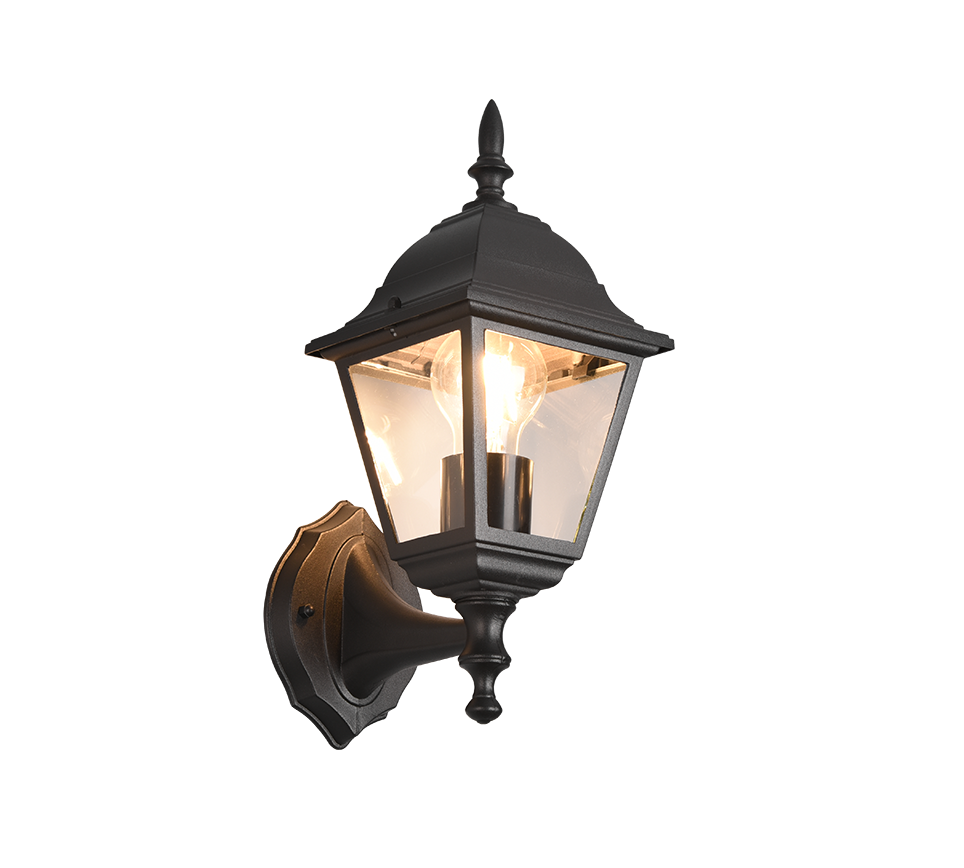 WALL LAMP OUTDOOR TRIO LIVENZA IP44 E27 MAX 60W BLACK