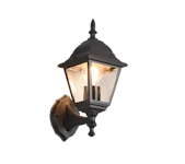 WALL LAMP OUTDOOR TRIO LIVENZA IP44 E27 MAX 60W BLACK