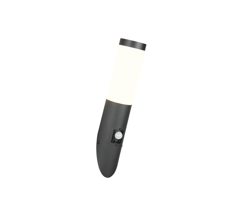 WALL LAMP OUTDOOR TRIO TRIOTO IP44 E27 MAX 25W PIR MATT BL
