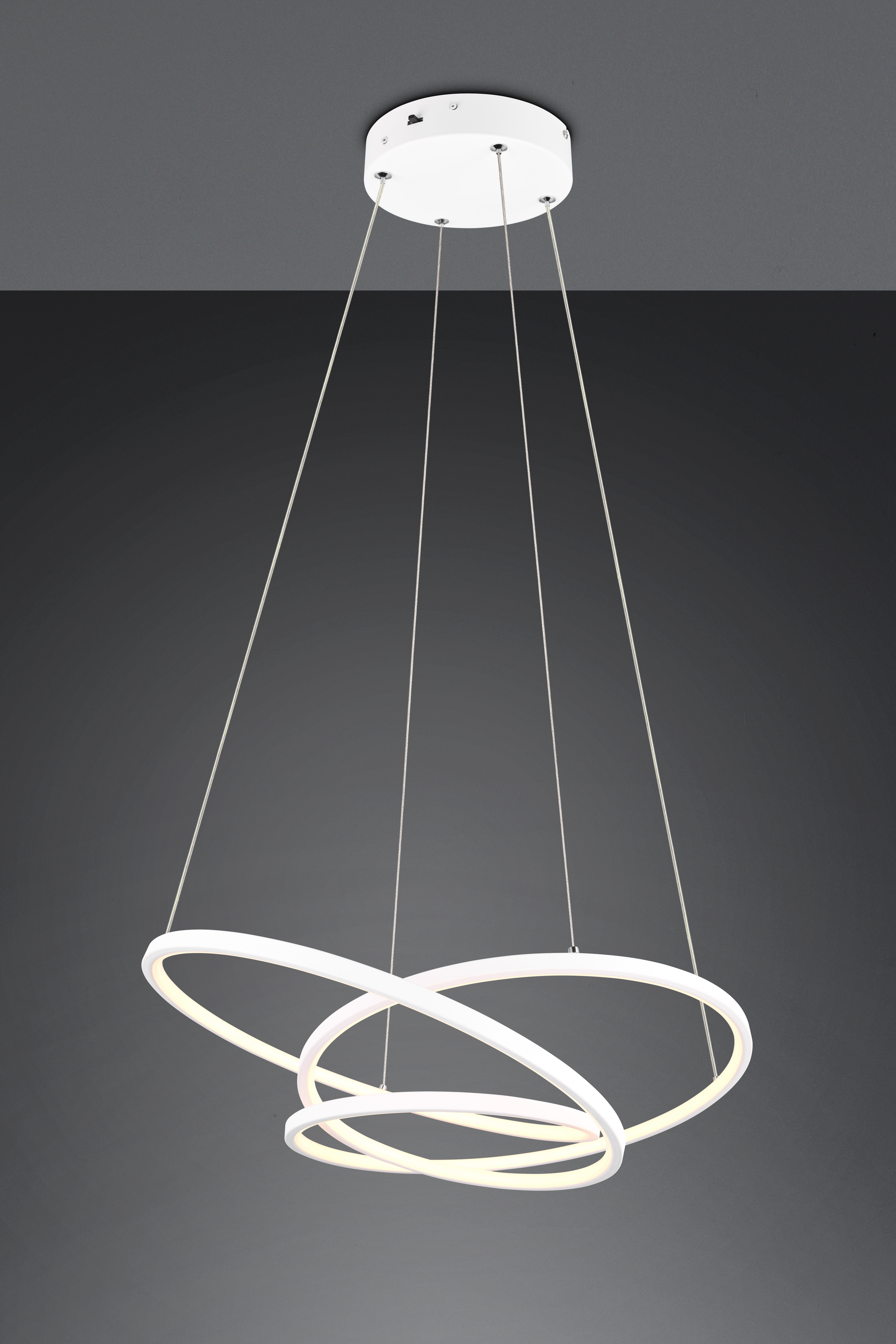 trio Pendant trio darvin 640 34w/2020lm 3cct sdim white
