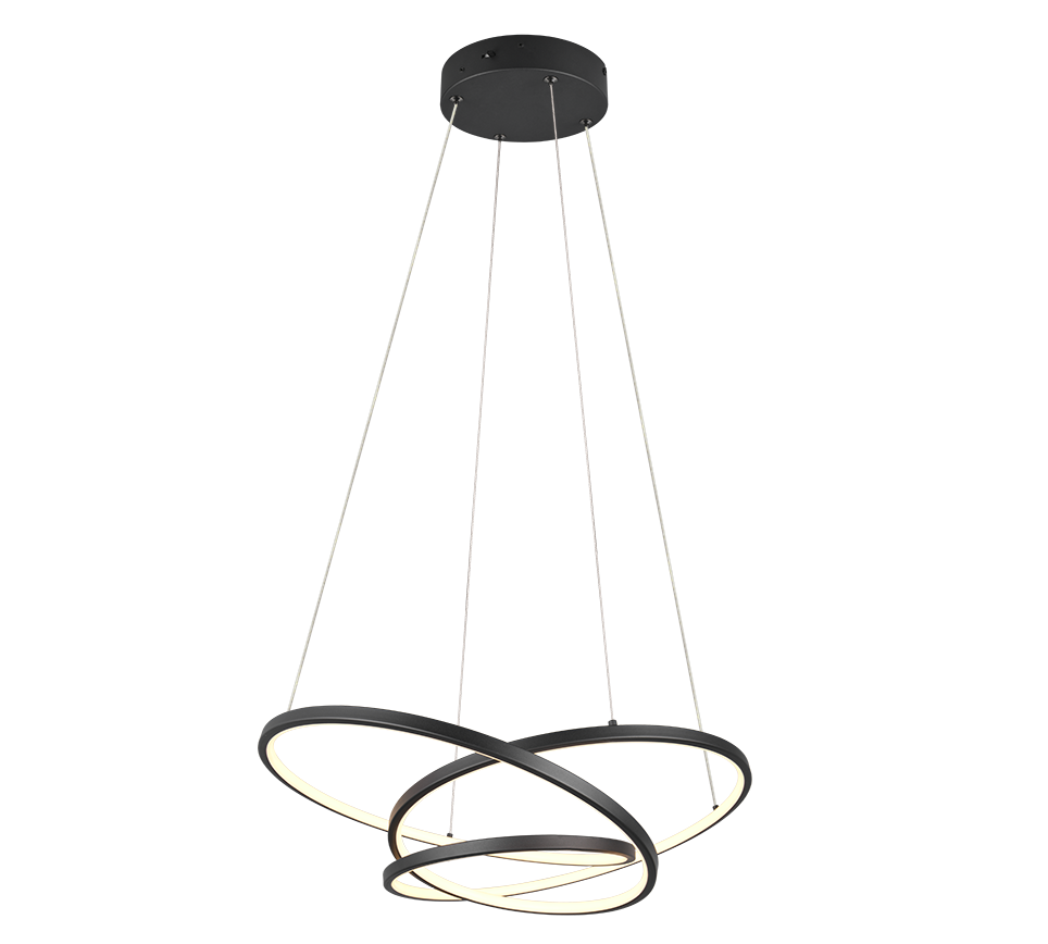 PENDANT TRIO DARVIN 640 34W/2020LM 3CCT SDIM BLACK