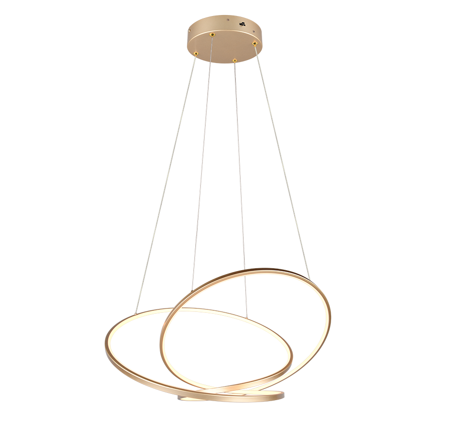 PENDANT TRIO DARVIN 840 52W/3220LM 3CCT SDIM GOLD