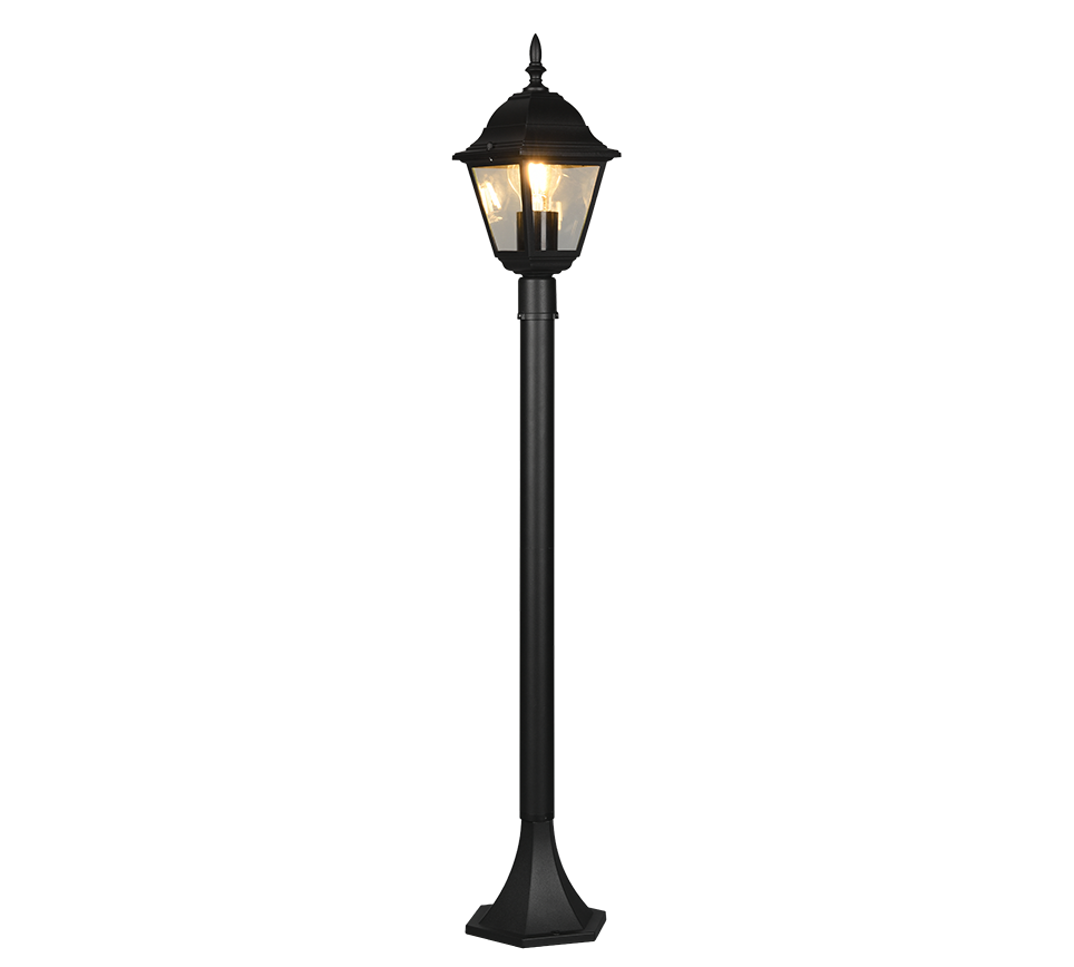BOLLARD TRIO LIVENZA 1000 IP44 E27 MAX 60W BLACK