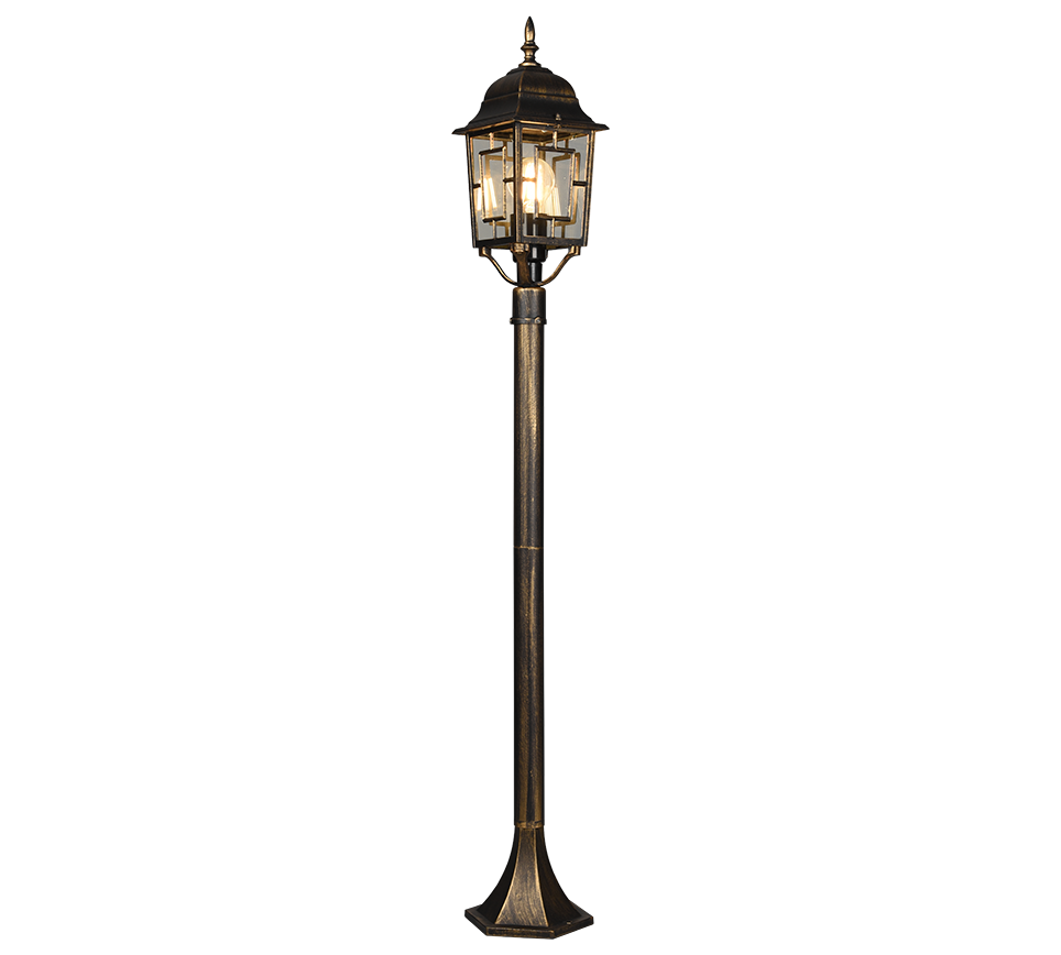 BOLLARD TRIO VOLTURNO 1000 IP44 E27 MAX 60W RUSTIC