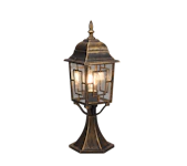 BOLLARD TRIO VOLTURNO 475 IP44 E27 MAX 60W RUSTIC