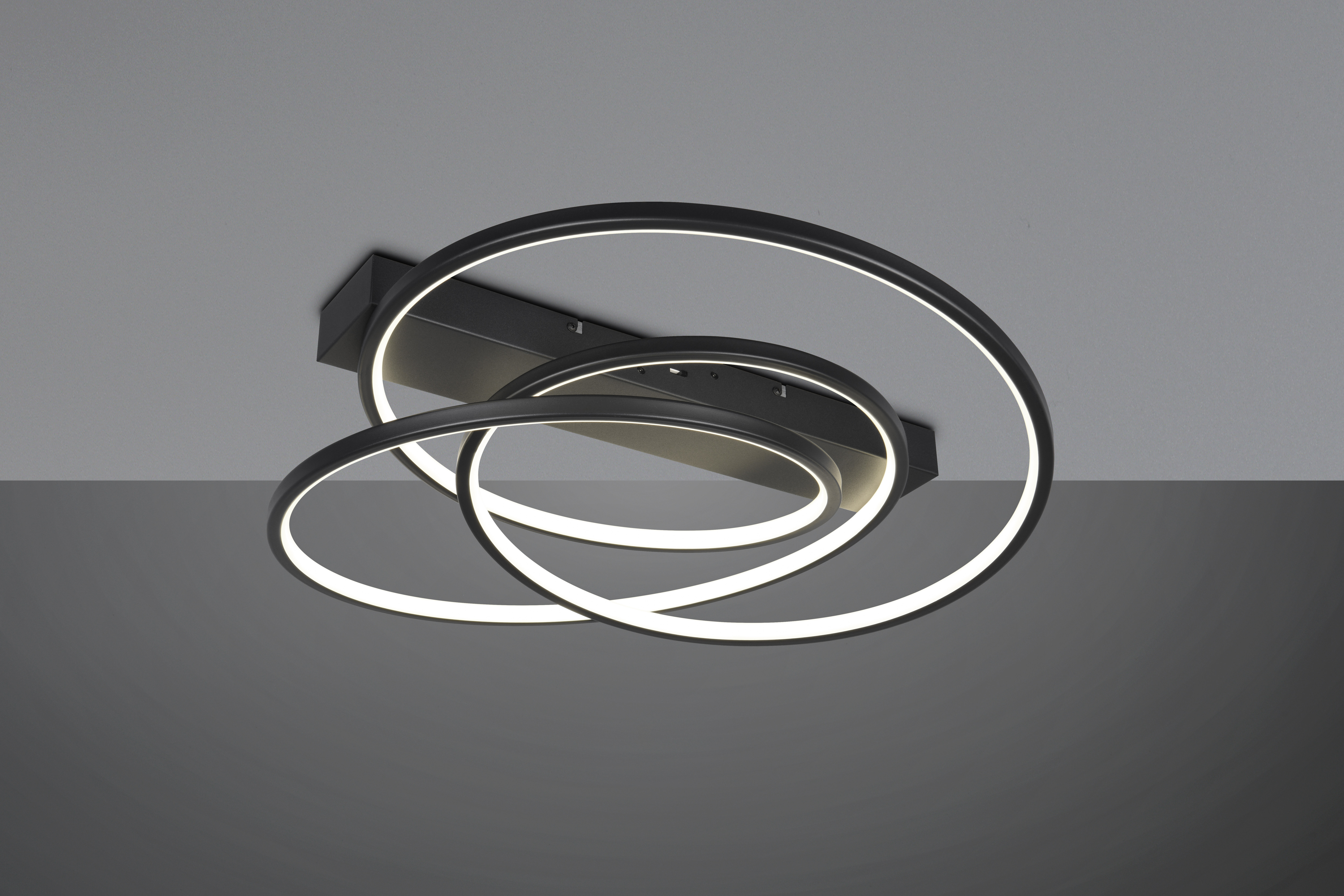 trio Ceiling lamp trio darvin 34w/2020lm 3cct sdim bl