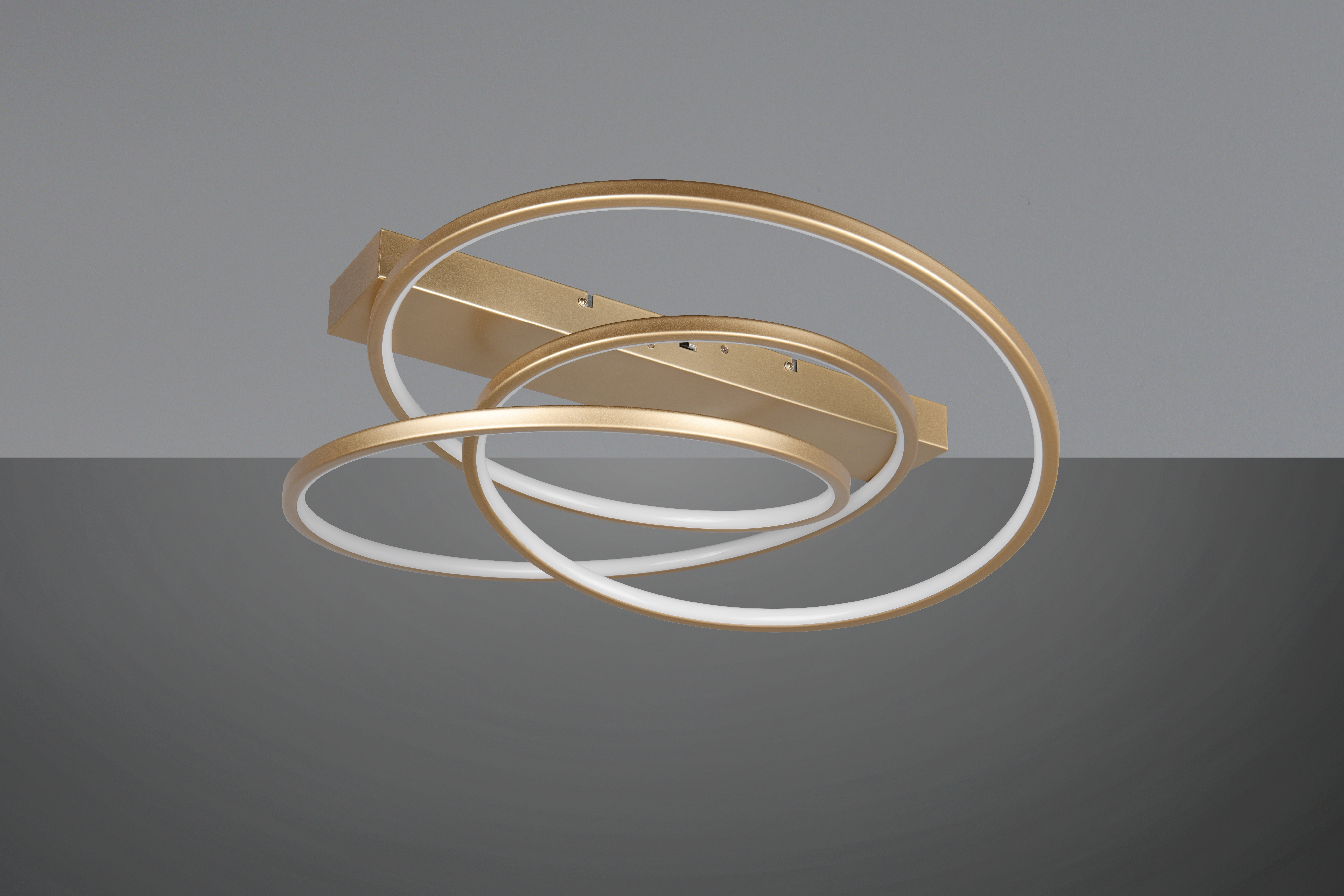 trio Ceiling lamp trio darvin 34w/2140lm 3cct sdim gold