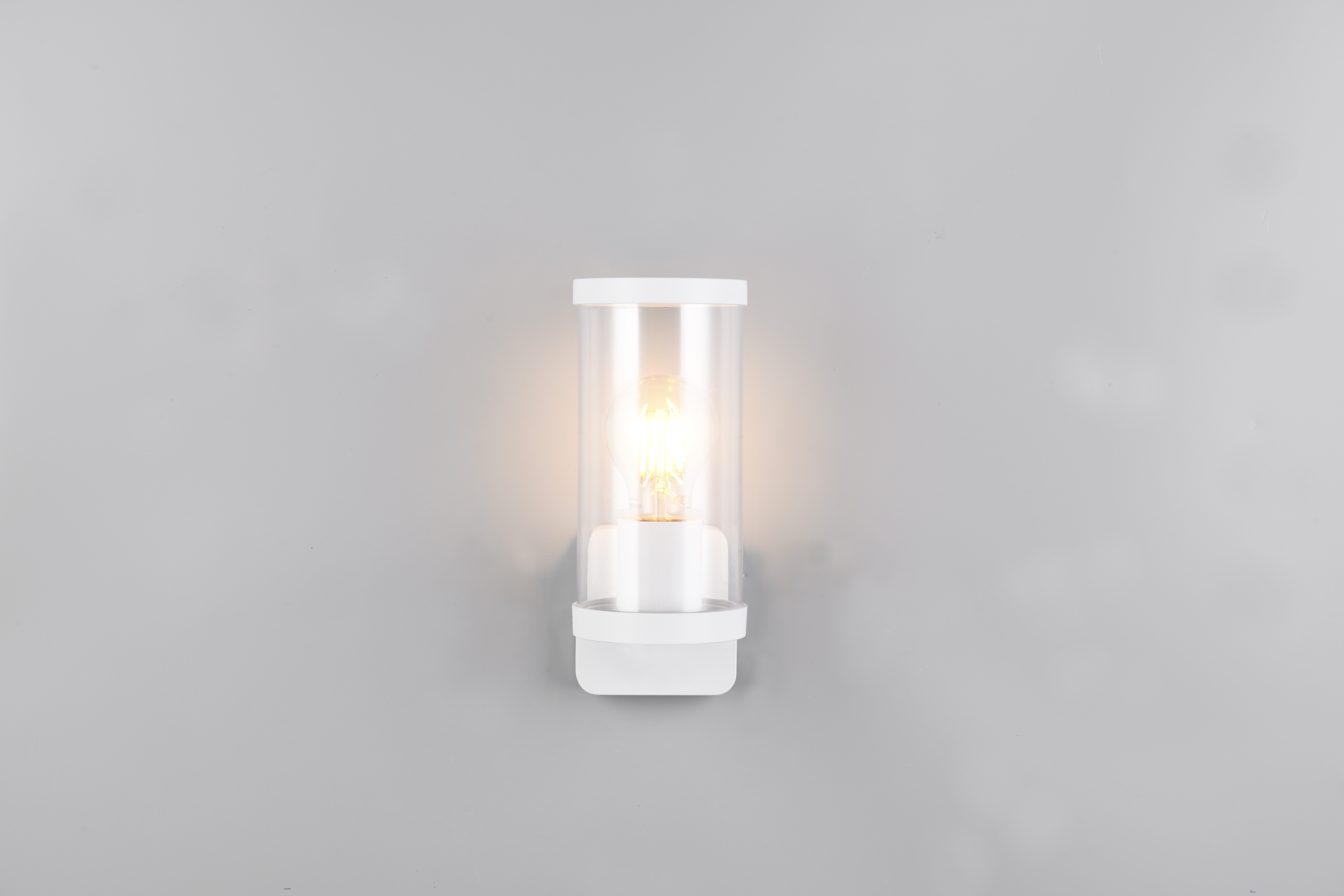 trio Vägglampa utomhus trio bonito ip44 e27 max 28w white