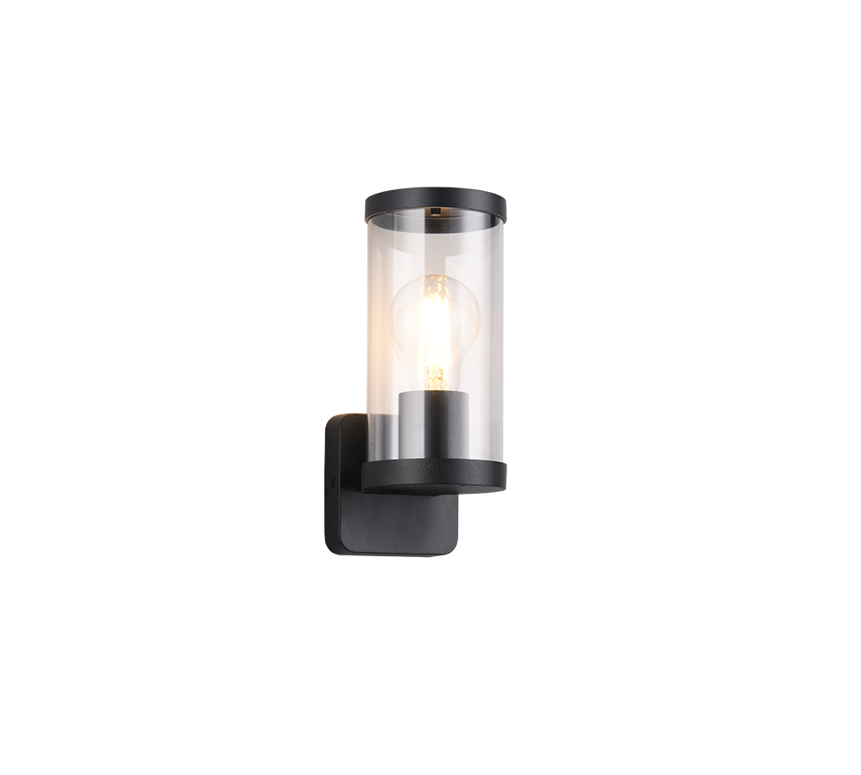 WALL LAMP OUTDOOR TRIO BONITO IP44 E27 MAX 28W MATT BLACK