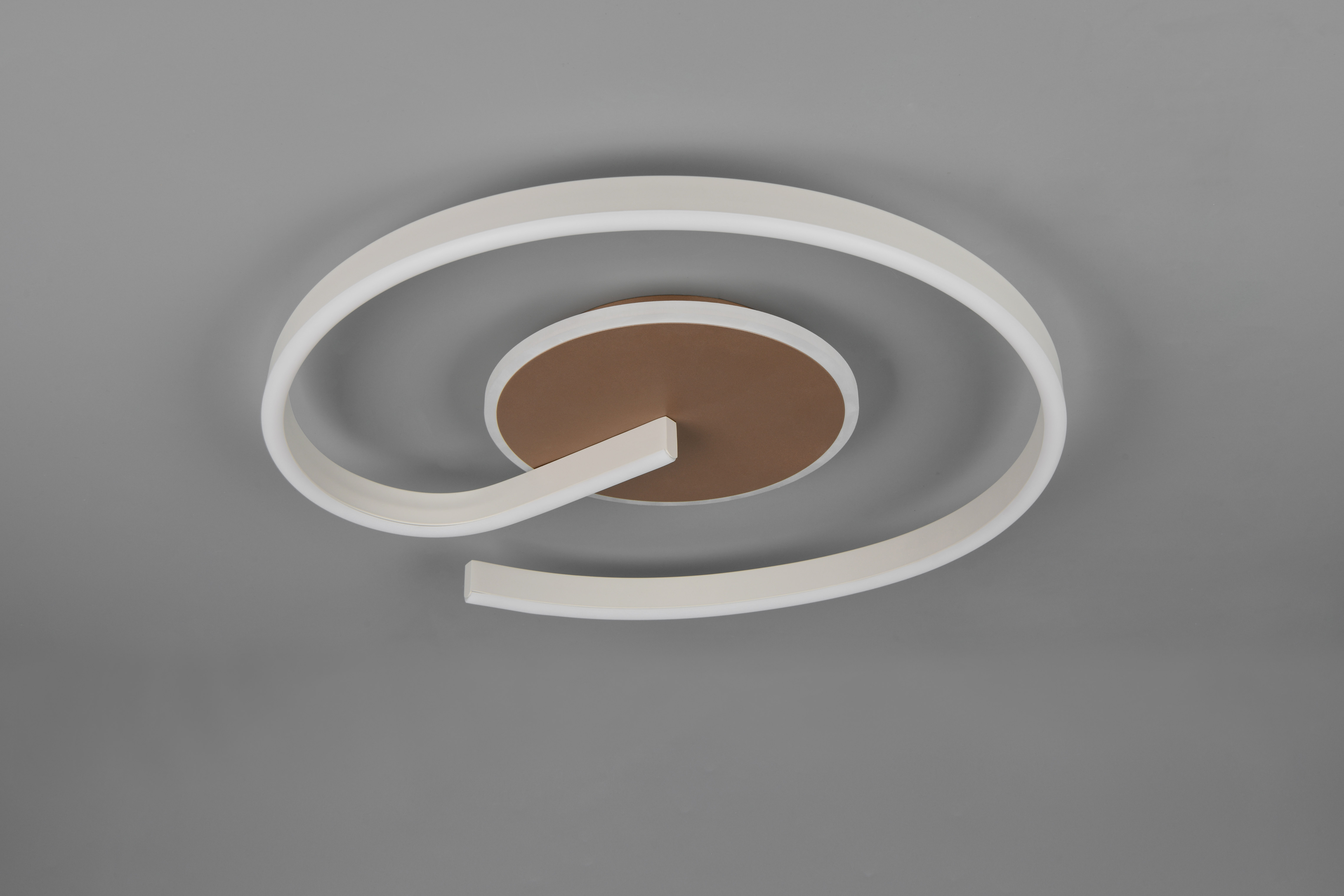 trio Ceiling lamp trio calle 500 21w/900lm 3cct sdim coffe
