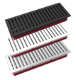VENT.REST MUST 300x100mm ARIA FLAT 500