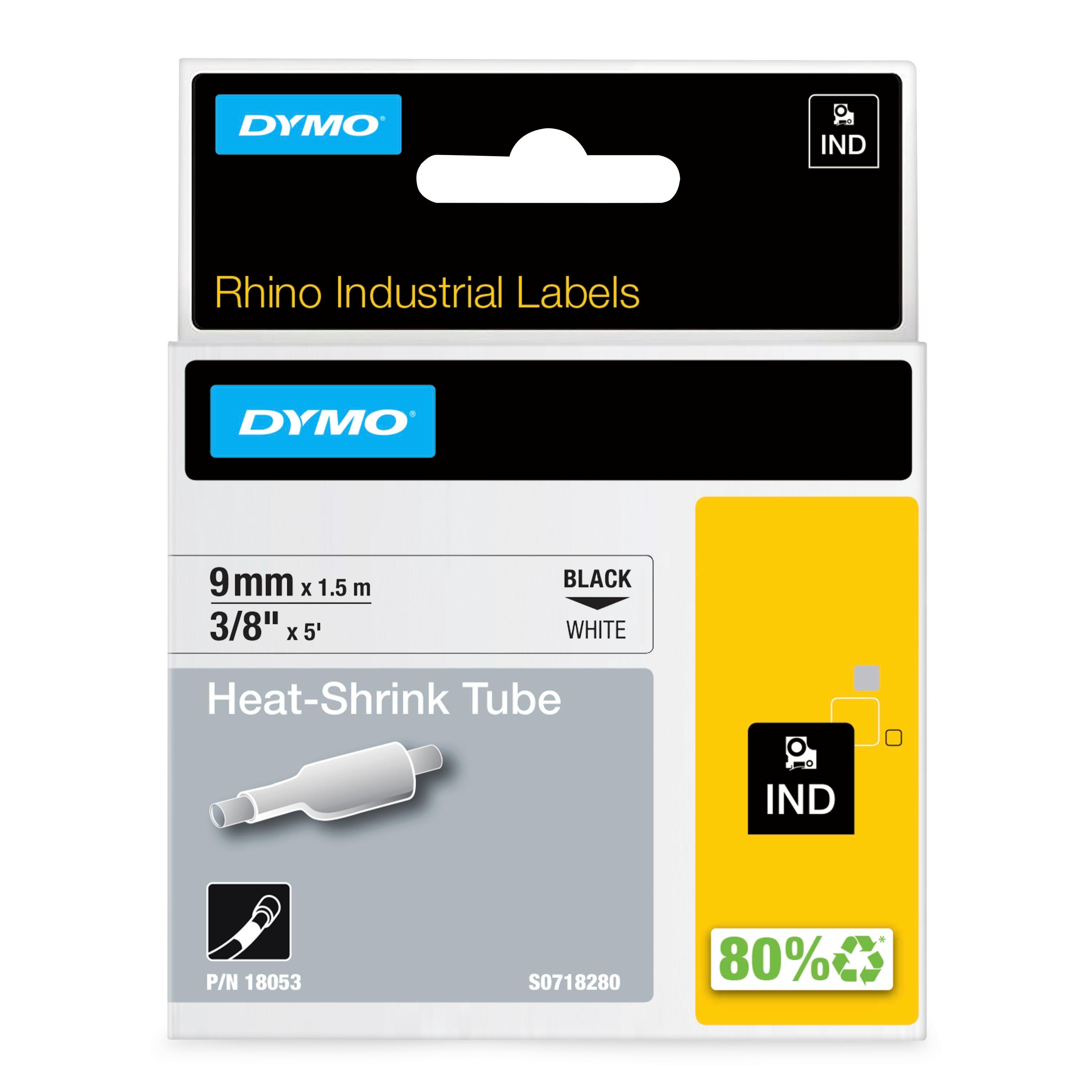dymo Dymo rhino krympslang 9mm vit rh 9mm vit hst