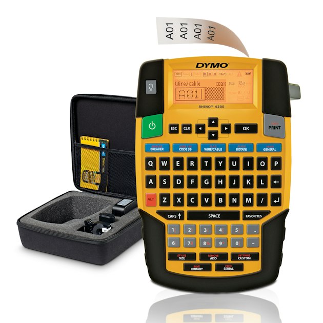 DYMO Rhino 4200 Label maker Kit DY RH 4200 PRINTER QWY KIT EU | Other ...