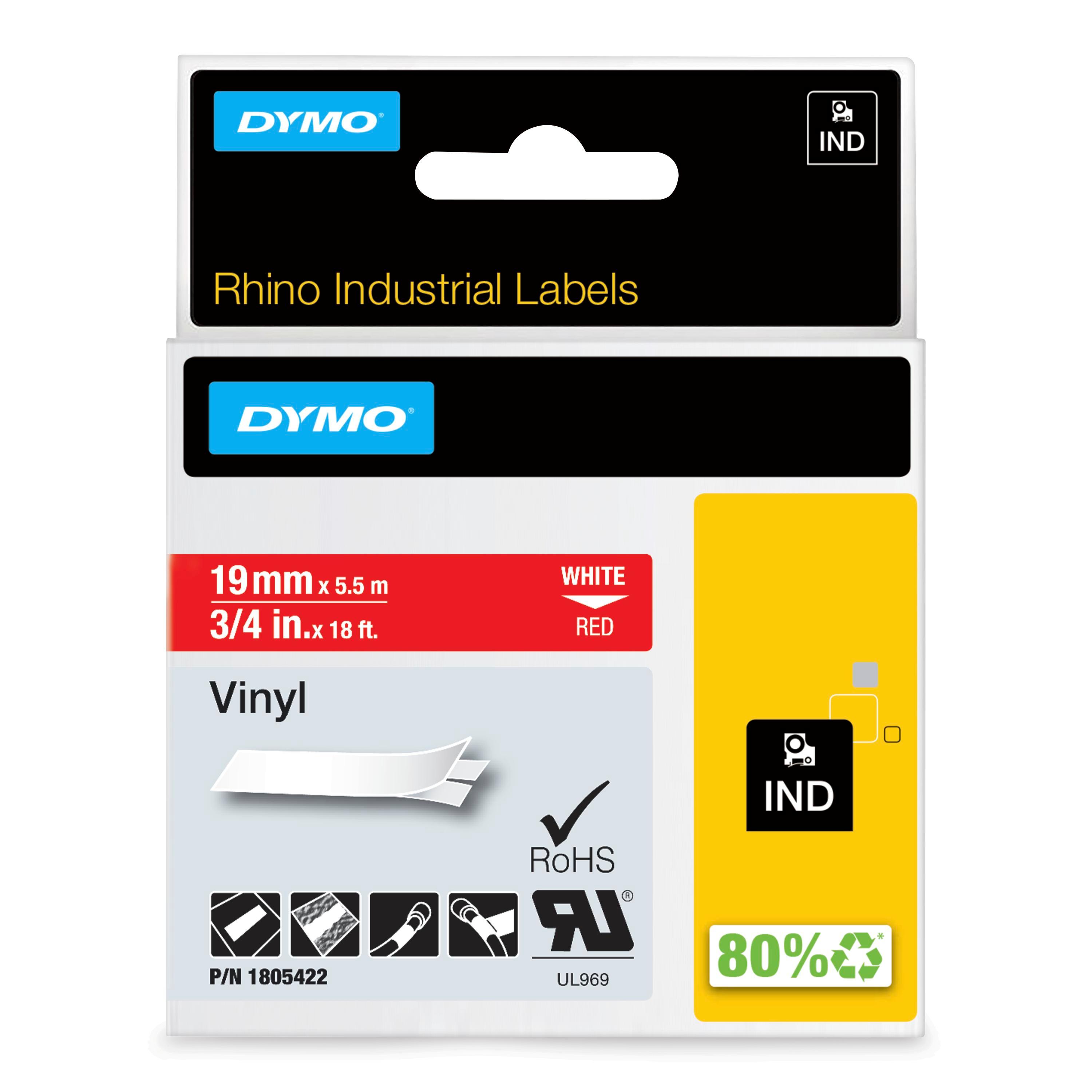 dymo Dymo rhino teippi rh 19mm valk/pun vinyyli