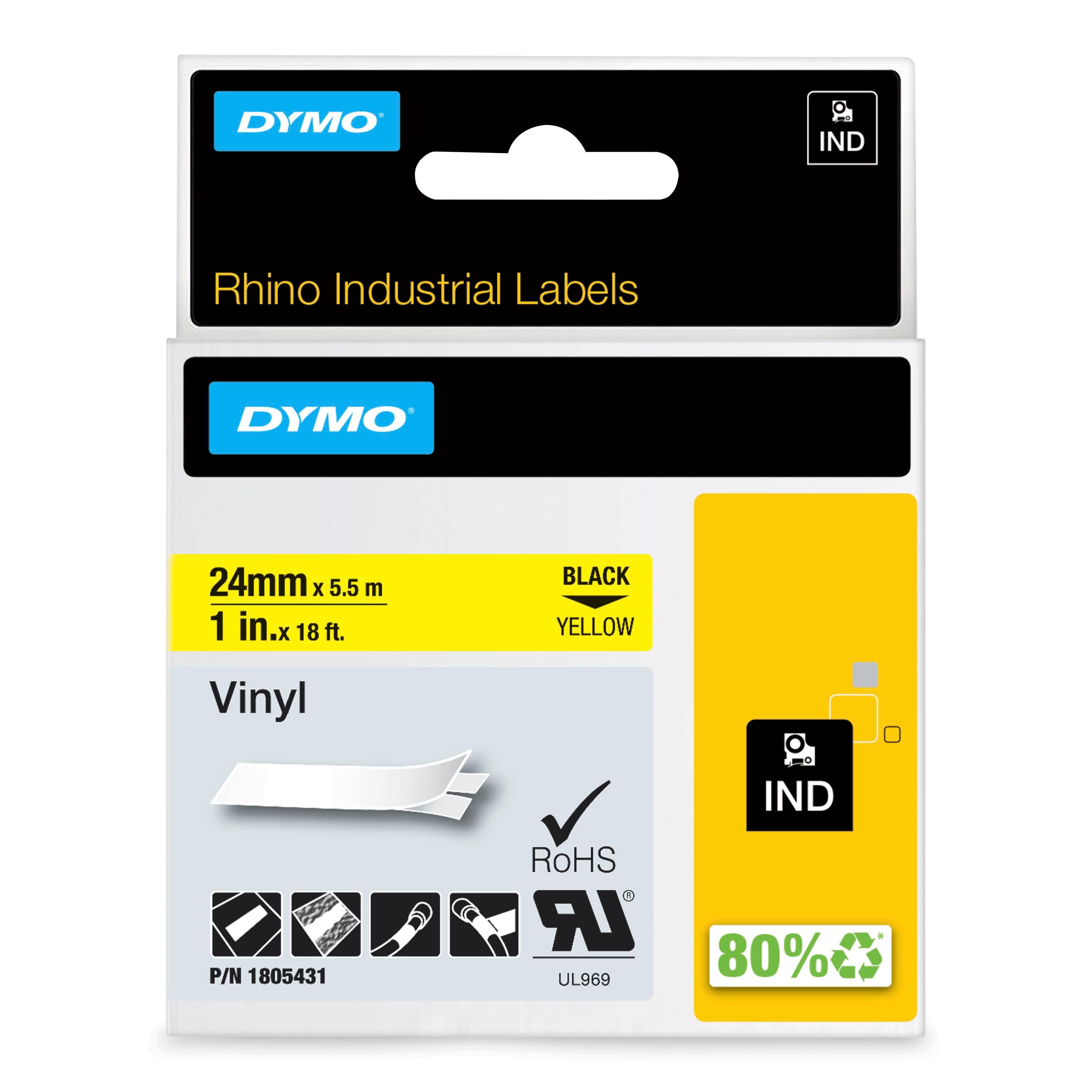 dymo Dymo rhino teippi rh 24mm mu/kelt vinyyli