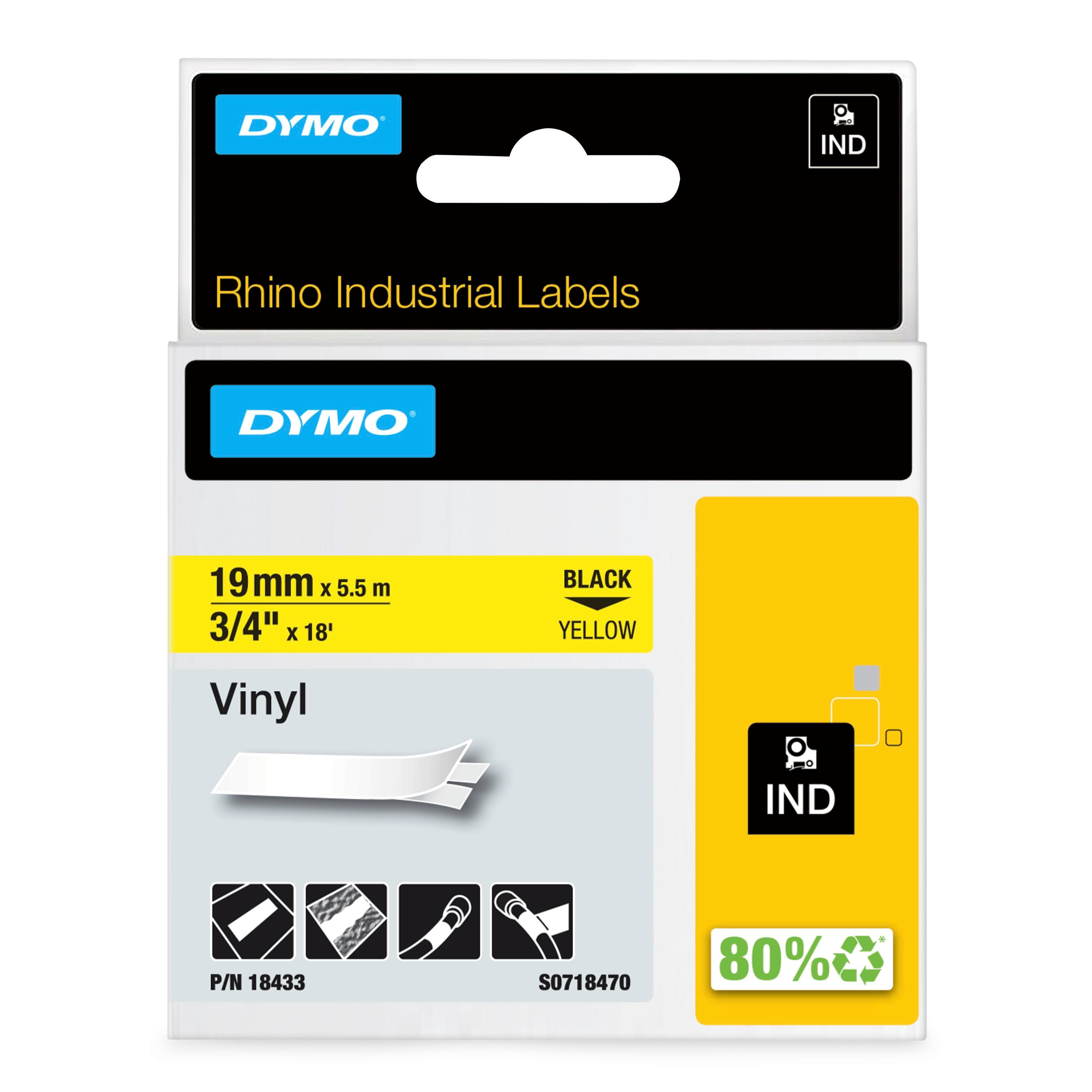 dymo Dymo rhino teippi rh 19mm mu/kelt vinyyli