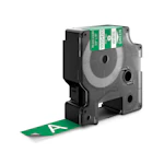 DYMO Rhino Vinyl 19mm Wt/Gr RHINO 3/4 GREEN VINYL-19MM
