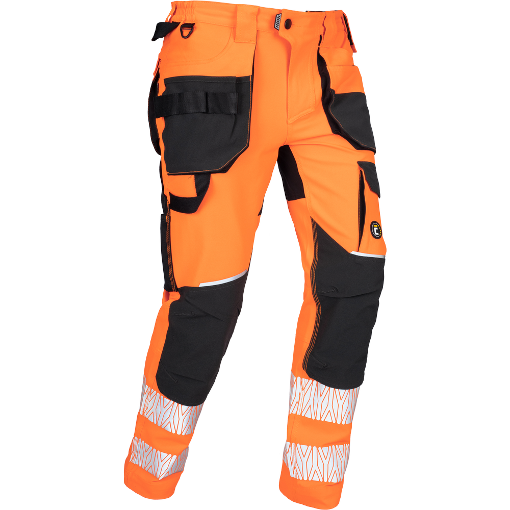 STRETCH WORK PANTS CERVA DAYBORO PFM ORANGE 52