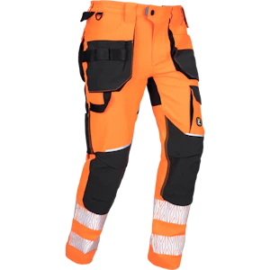 cerva Työhousut cerva 4-way stretch hv oranssi 2lk 60