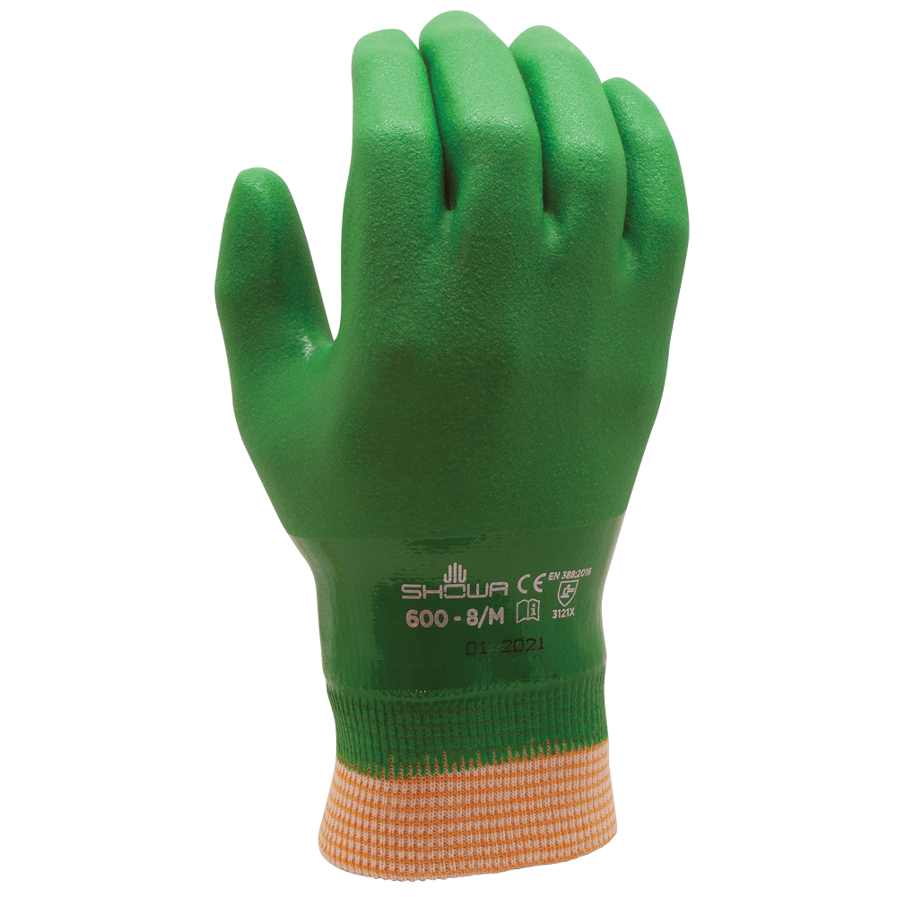 VINYL GLOVE SHOWA 601 GREEN 8