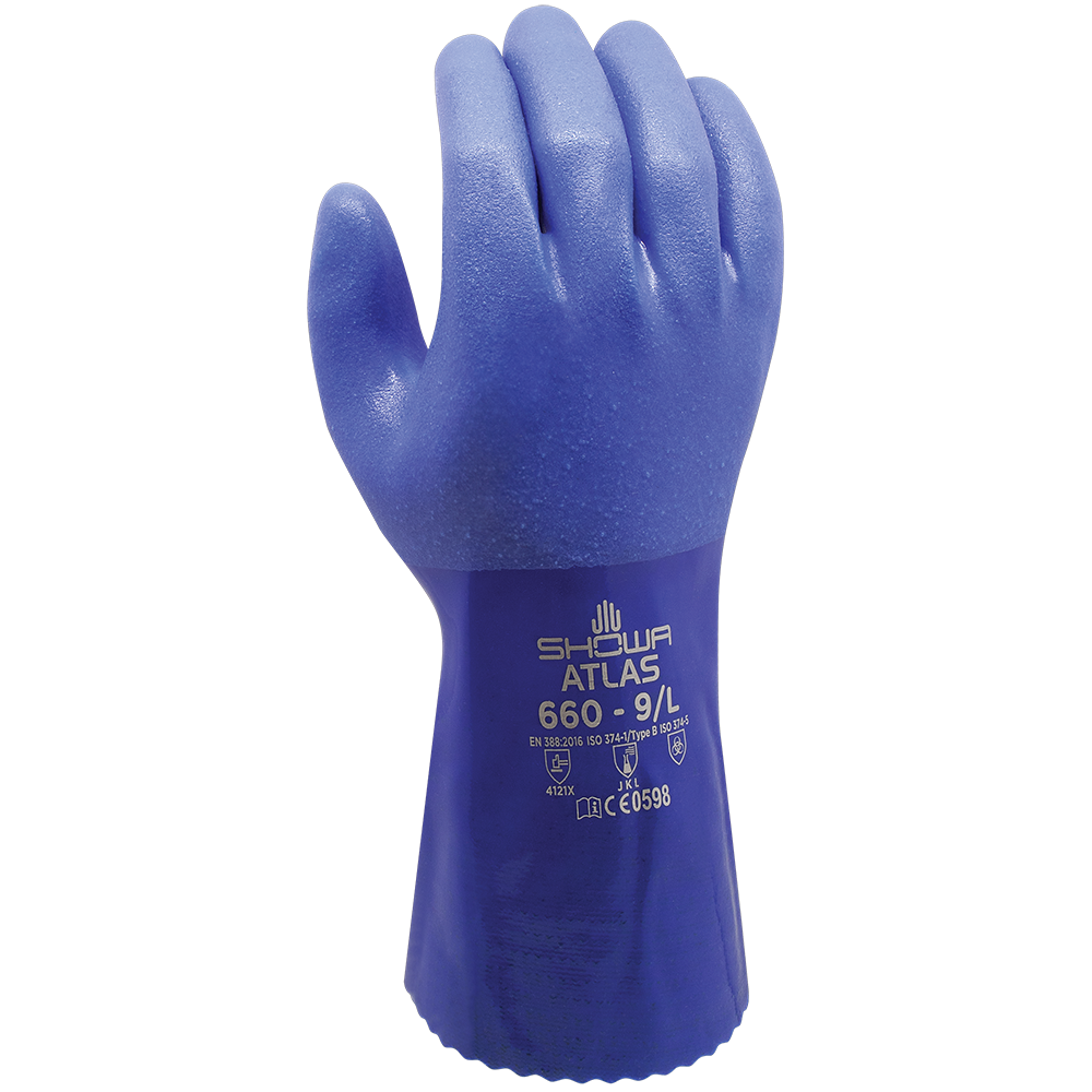 VINYLGLOVE SHOWA 660 OIL RESISTANT 8