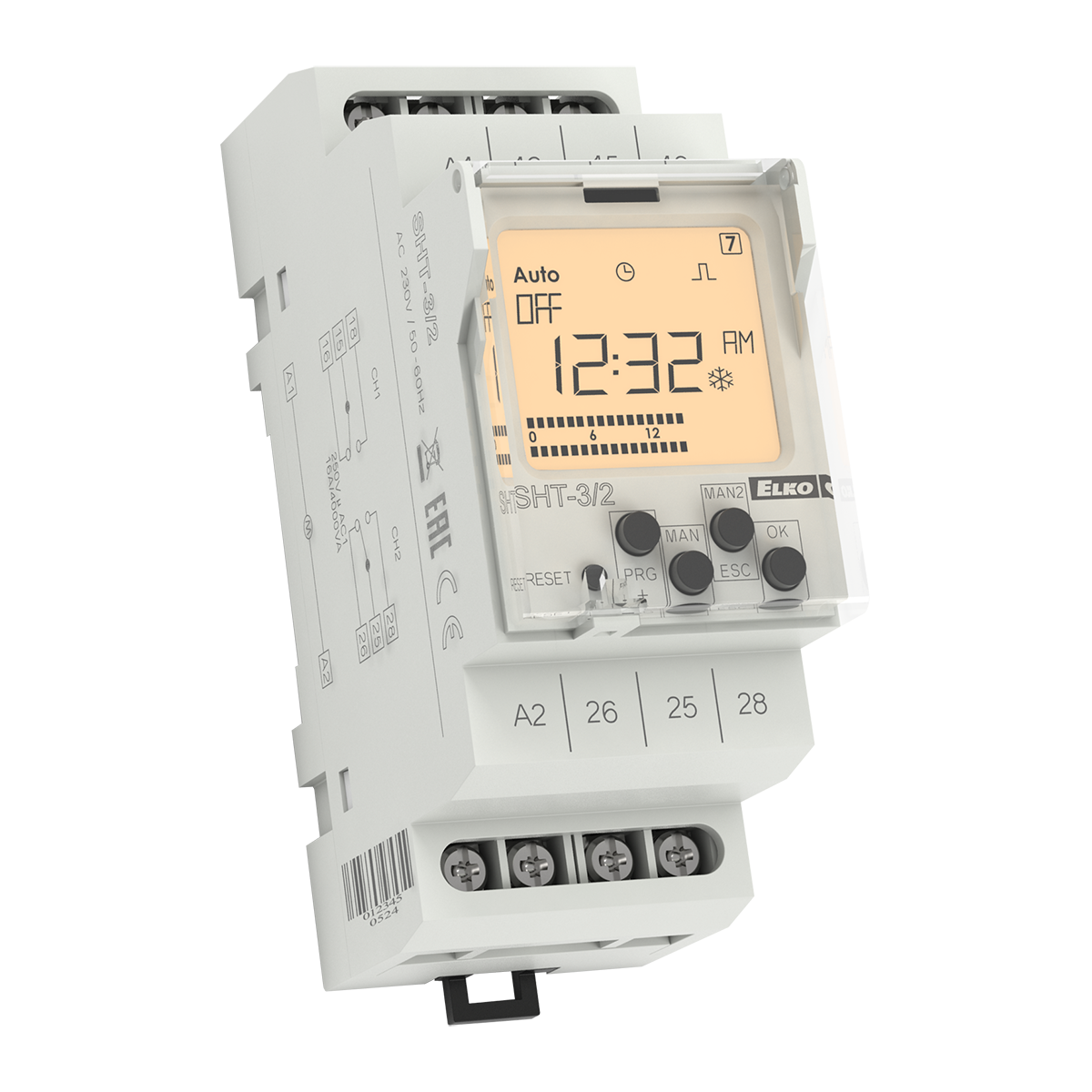 elko ep Time switch sht-3 year 1fold 16a 12-240vuc