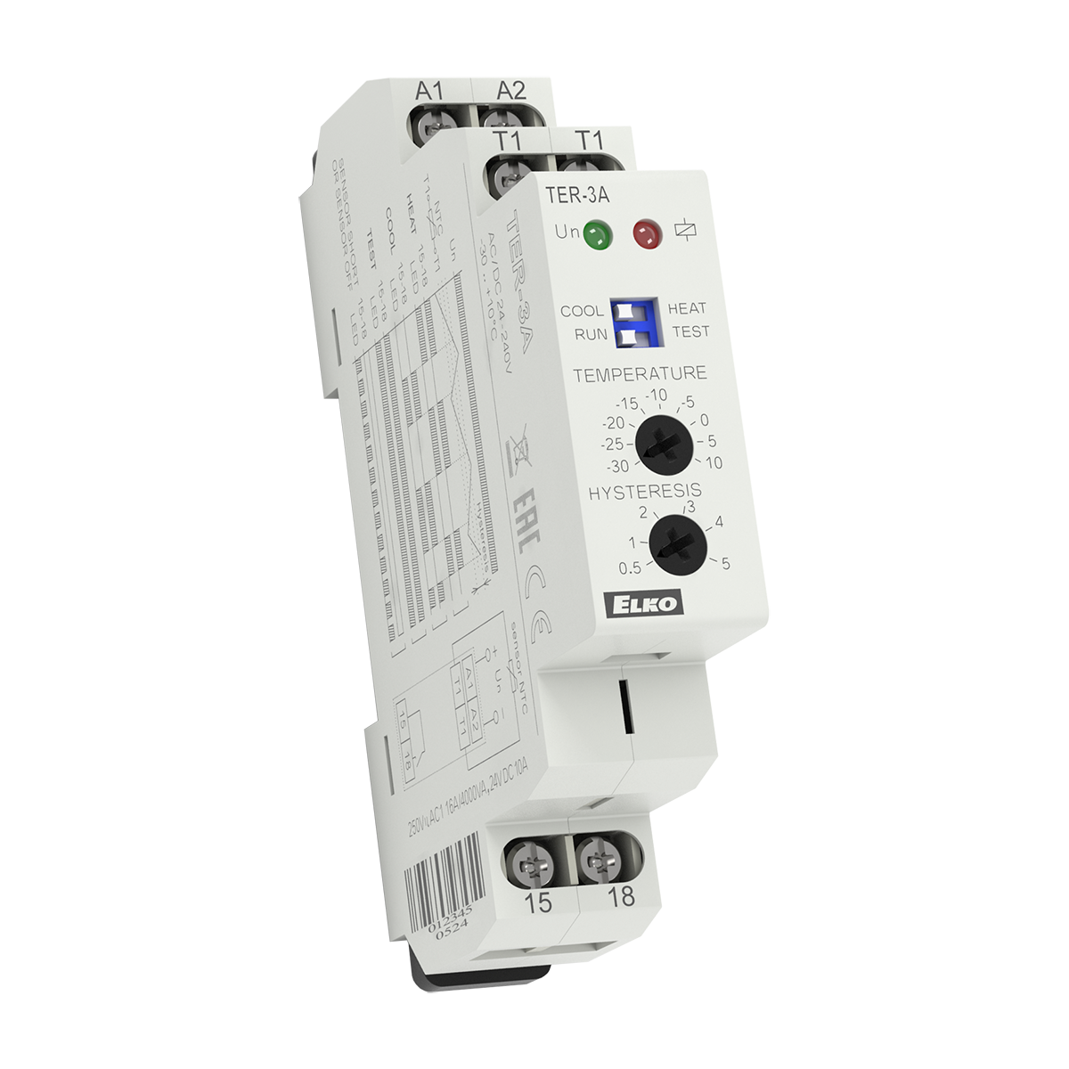 elko ep Thermostat -30/+10 0.5-5k ntc din