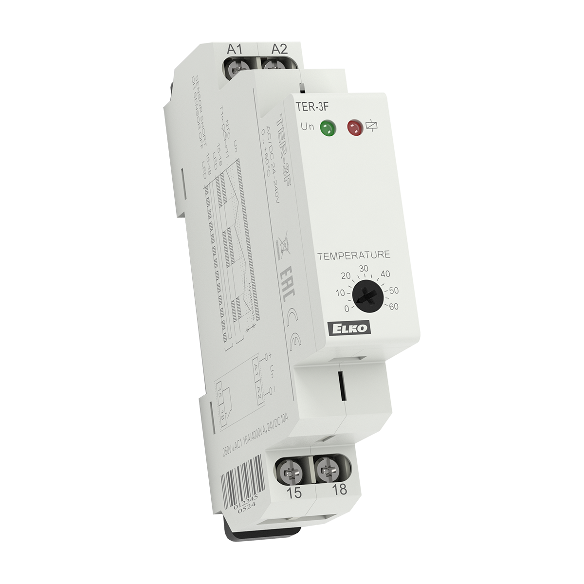 elko ep Thermostat 0/+60 1k ntc w.sen. din