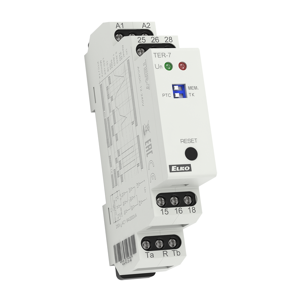 elko ep Thermostat 1.8-3.3kohm ptc 24-240vuc din