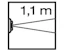 hager Rörelsevakt 180° 1.1m ip20 komf. use vit
