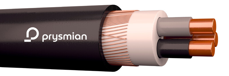 prysmian Copper power cable mcmk 3x6+6 k500