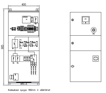 utu Group switch panel ahma ahma ksk075m-2f