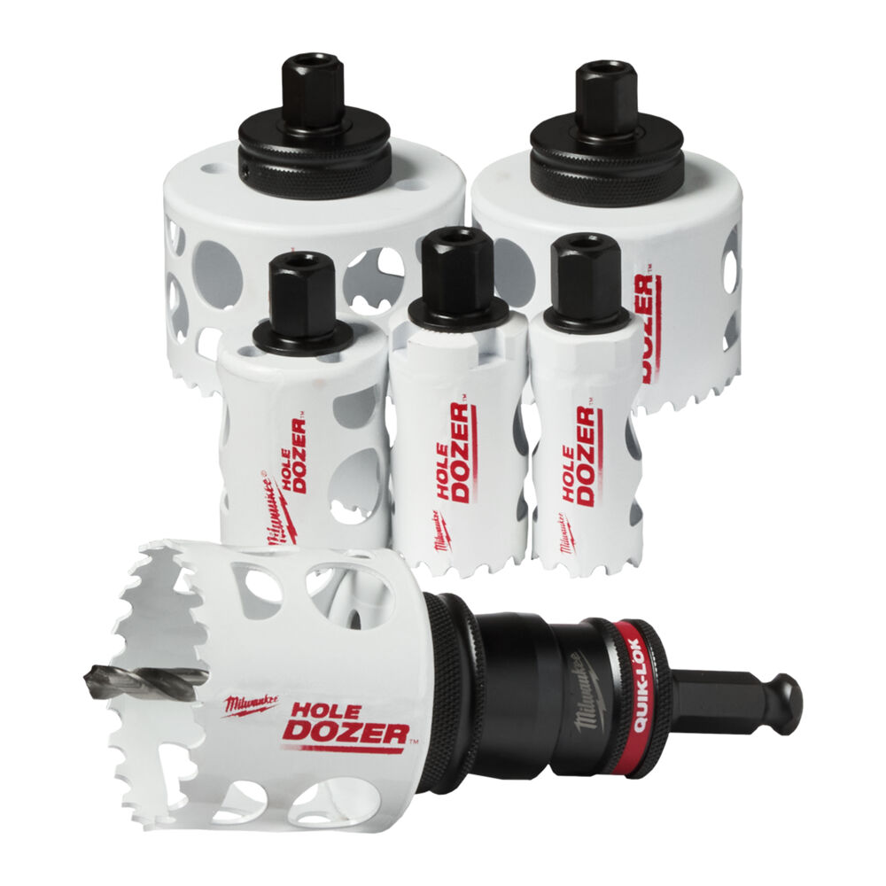 milwaukee Holesaw set milwaukee holedozer ql 9p
