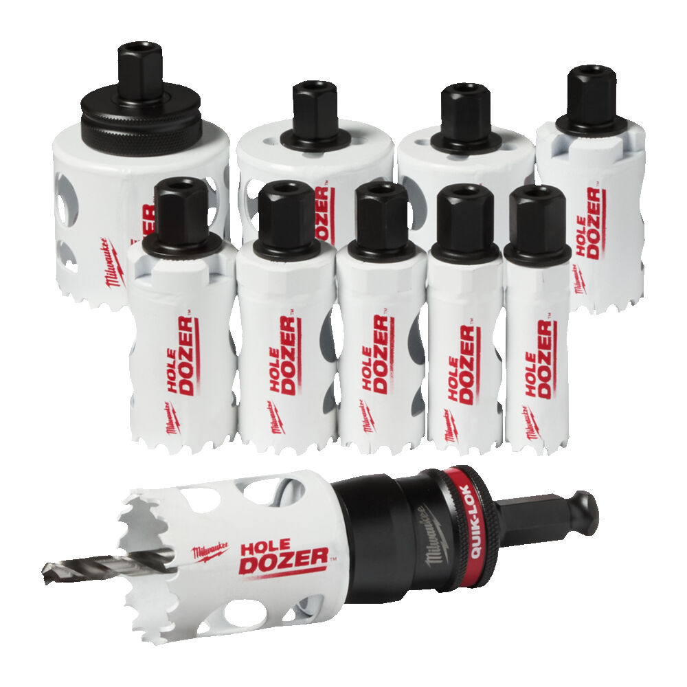 milwaukee Holesaw set milwaukee holedozer ql 13p