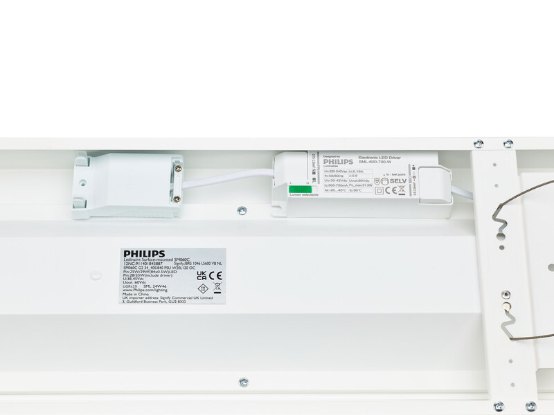 philips Srf mount lumin ledinaire surf 3400lm 840 on/off w20l120