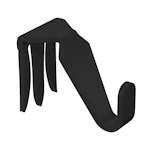 Hangster gipskrok sort 10pk