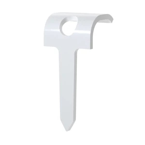 castor Kabelklammer tre oval tp-o-16 hvit 100pk