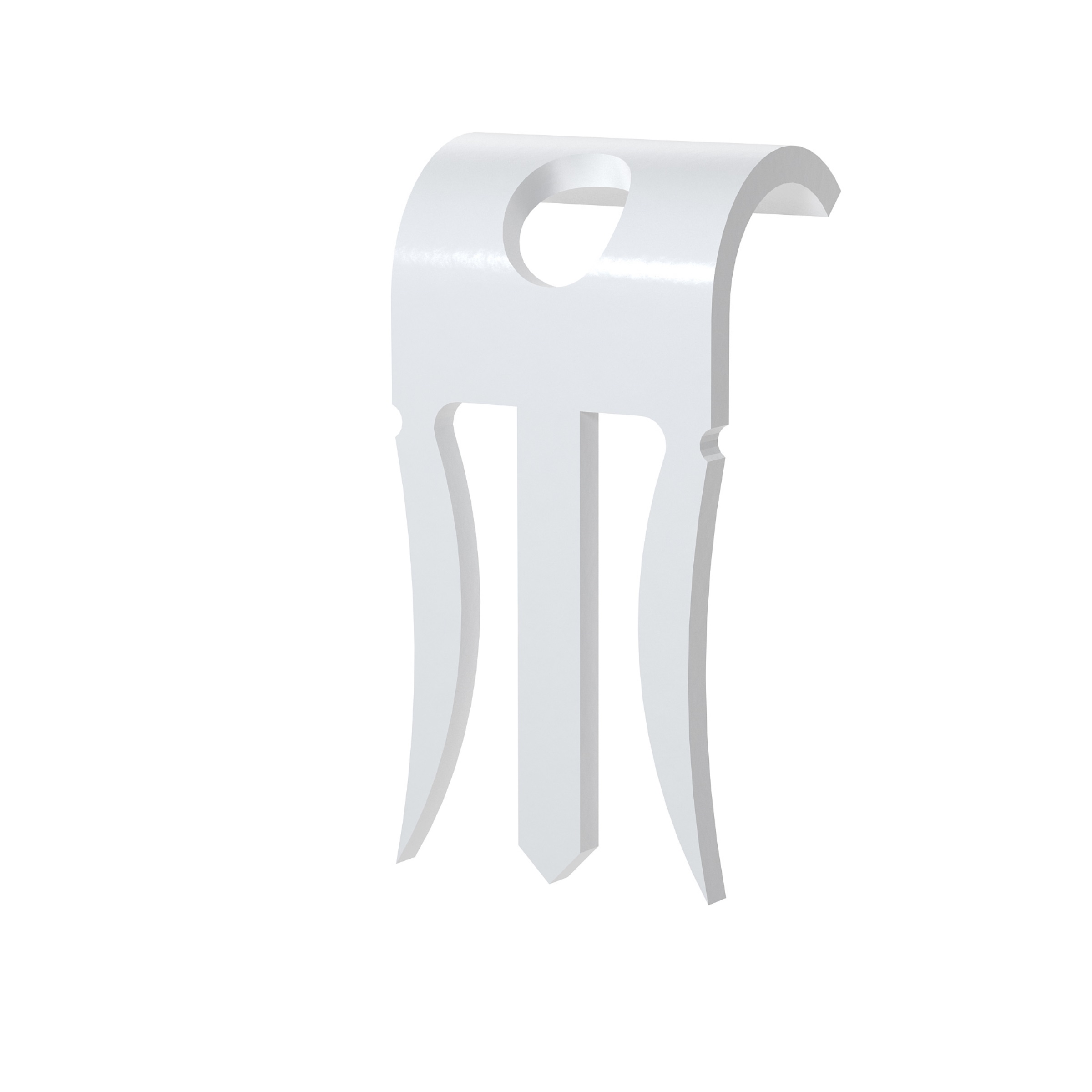 Gipsklammer runde G-B-13 hvit 20pk
