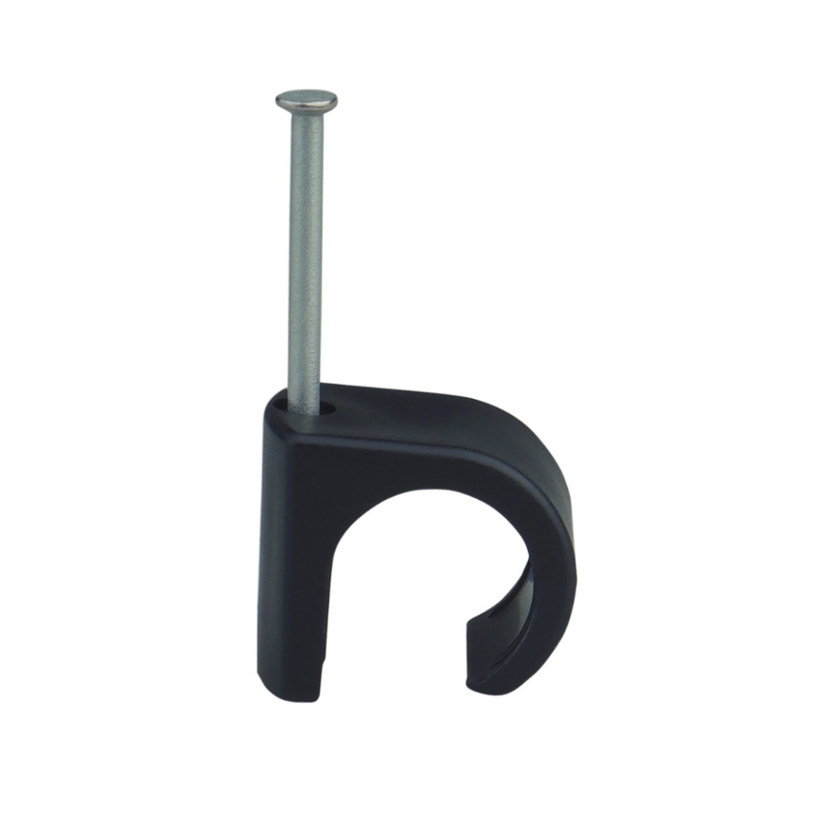 Plastklammer spiker C8-12 sort 20pk
