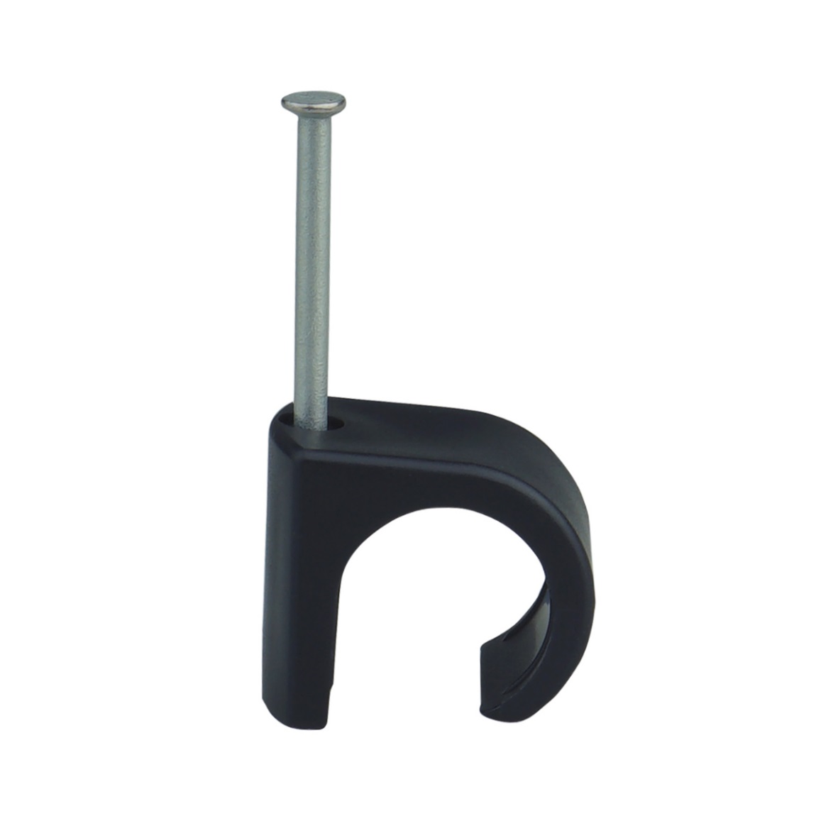 Plastklammer spiker C10-14 sort 20pk
