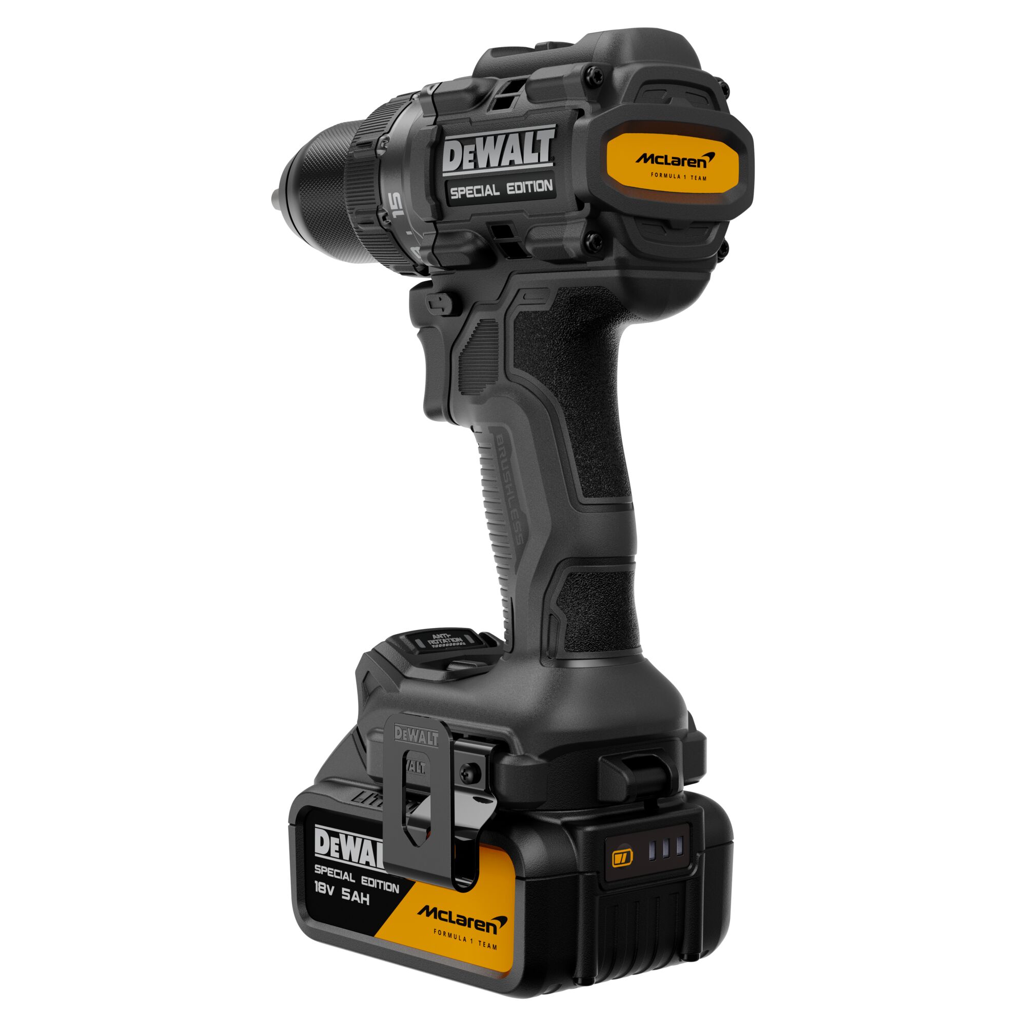 dewalt Akkuporakone dewalt dcd81mp2t 18v xr mclaren 2x5.0