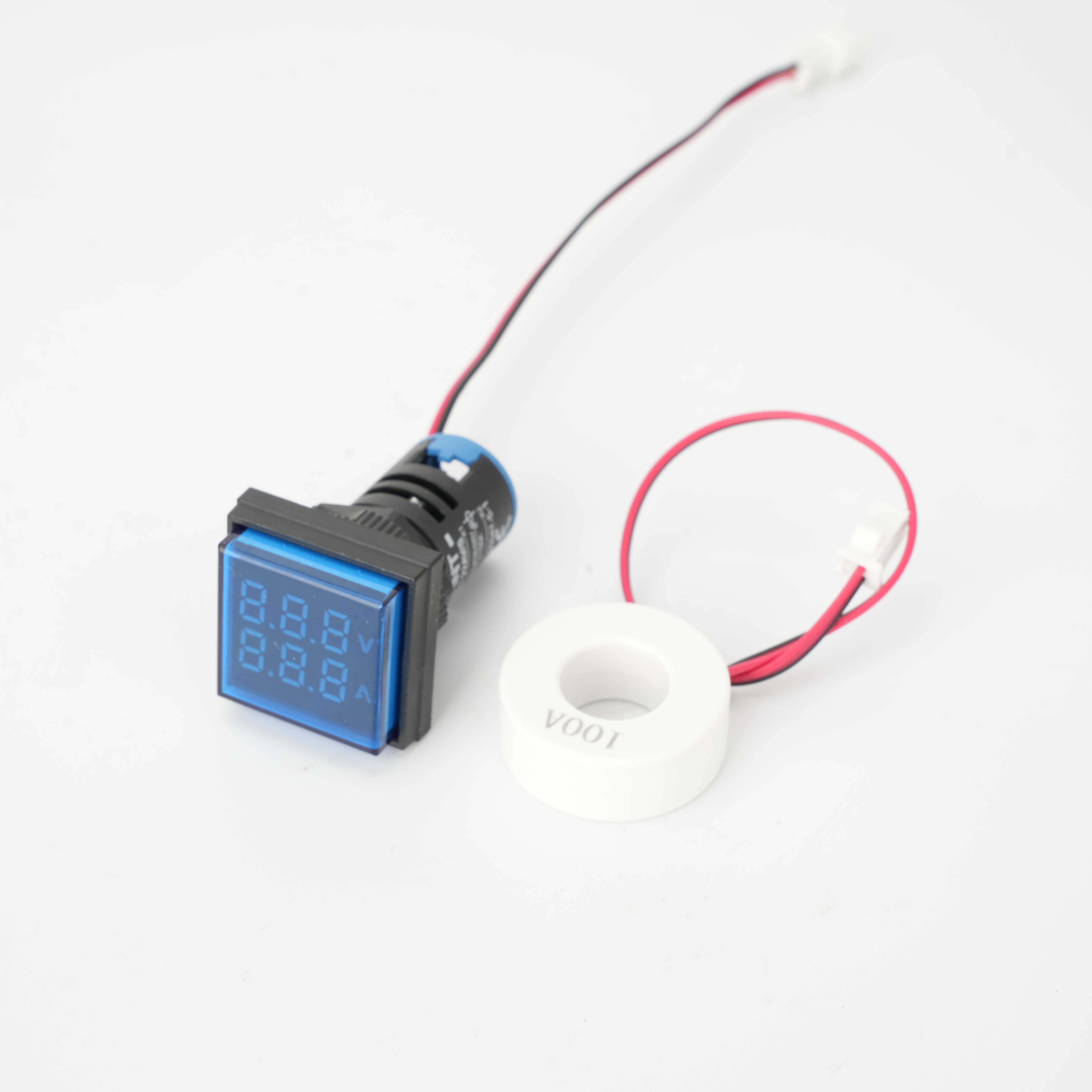 LED INDIKATORS M22 AMP+VOLT ZILS