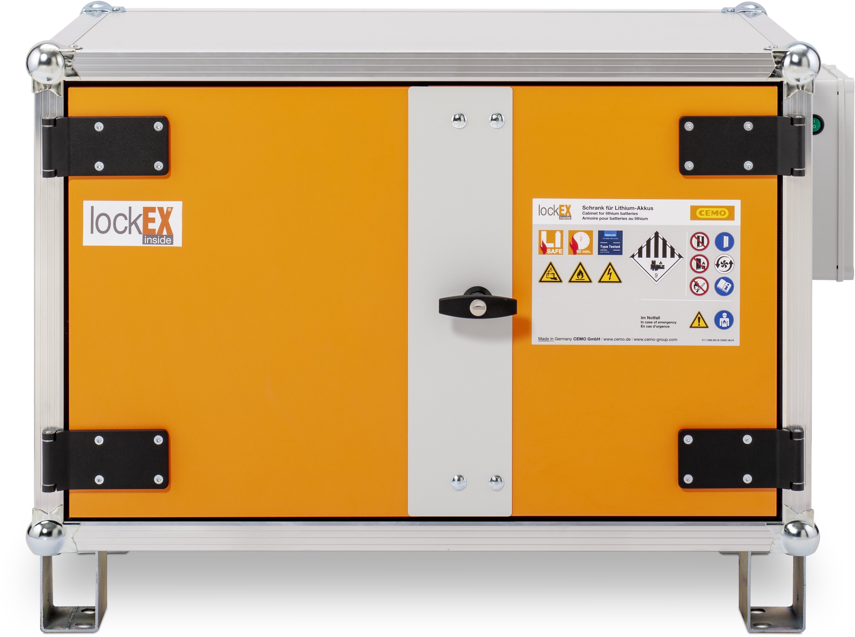 cemo Battery charging cabinet premum 8/5, 1-vaihe