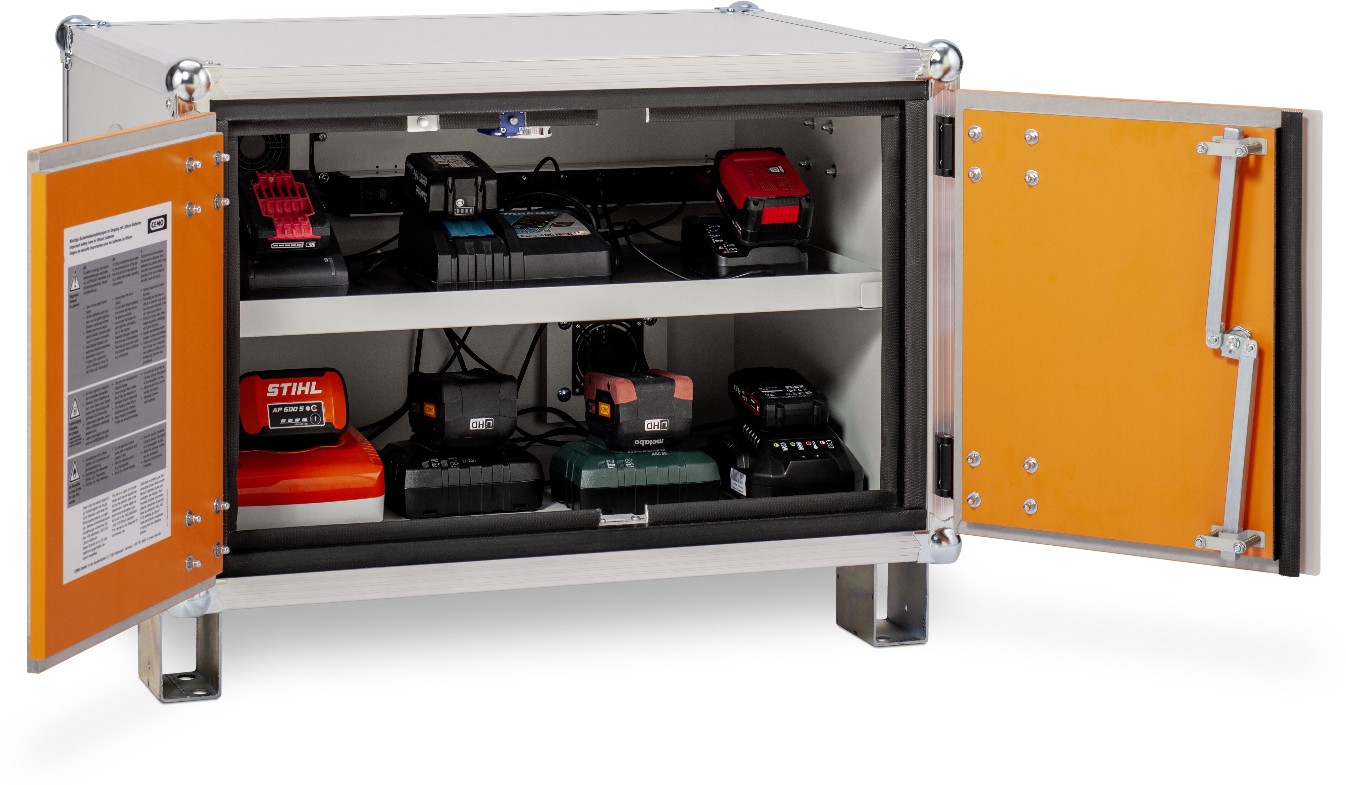 cemo Battery charging cabinet premum 8/5, 1-vaihe