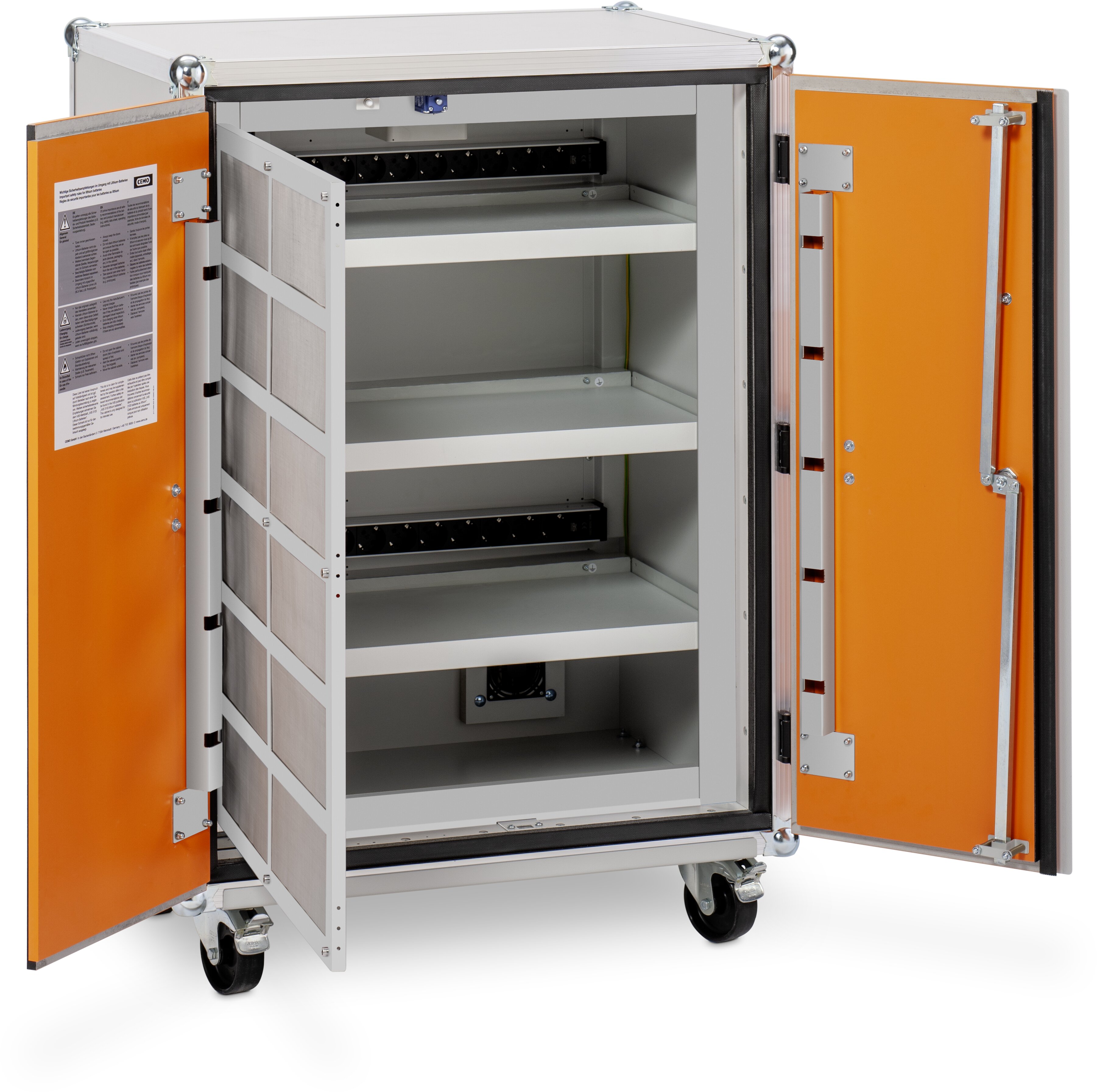 cemo Battery charging cabinet basic 8/10, 3-vaihe