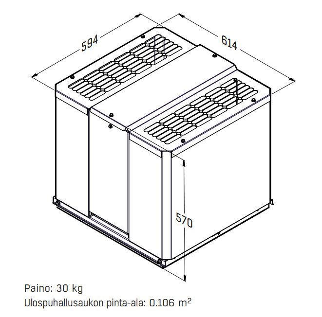 fläktgroup Takfläkt fläktgroup stec-3-306-2-0-2  tryckreg.