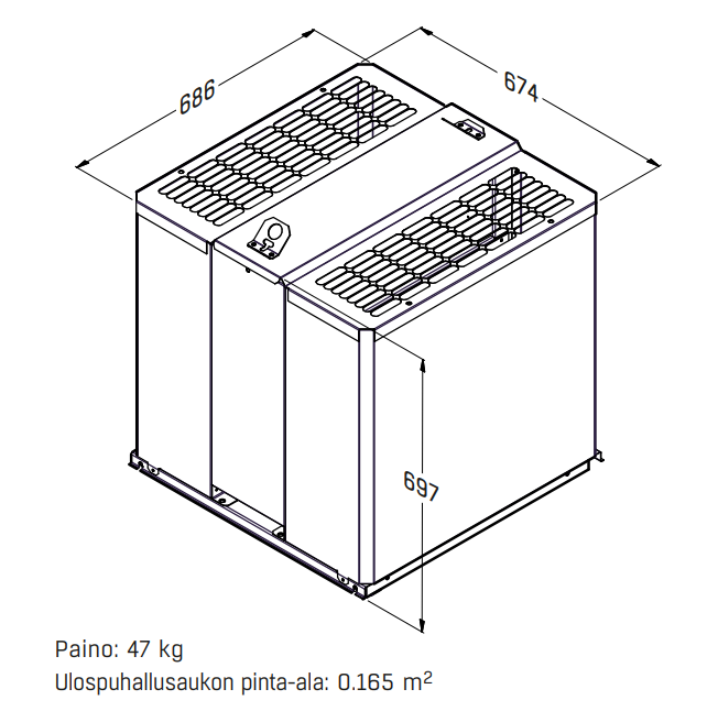 fläktgroup Takfläkt fläktgroup stec-4-306-2-0-2 tryckreg.