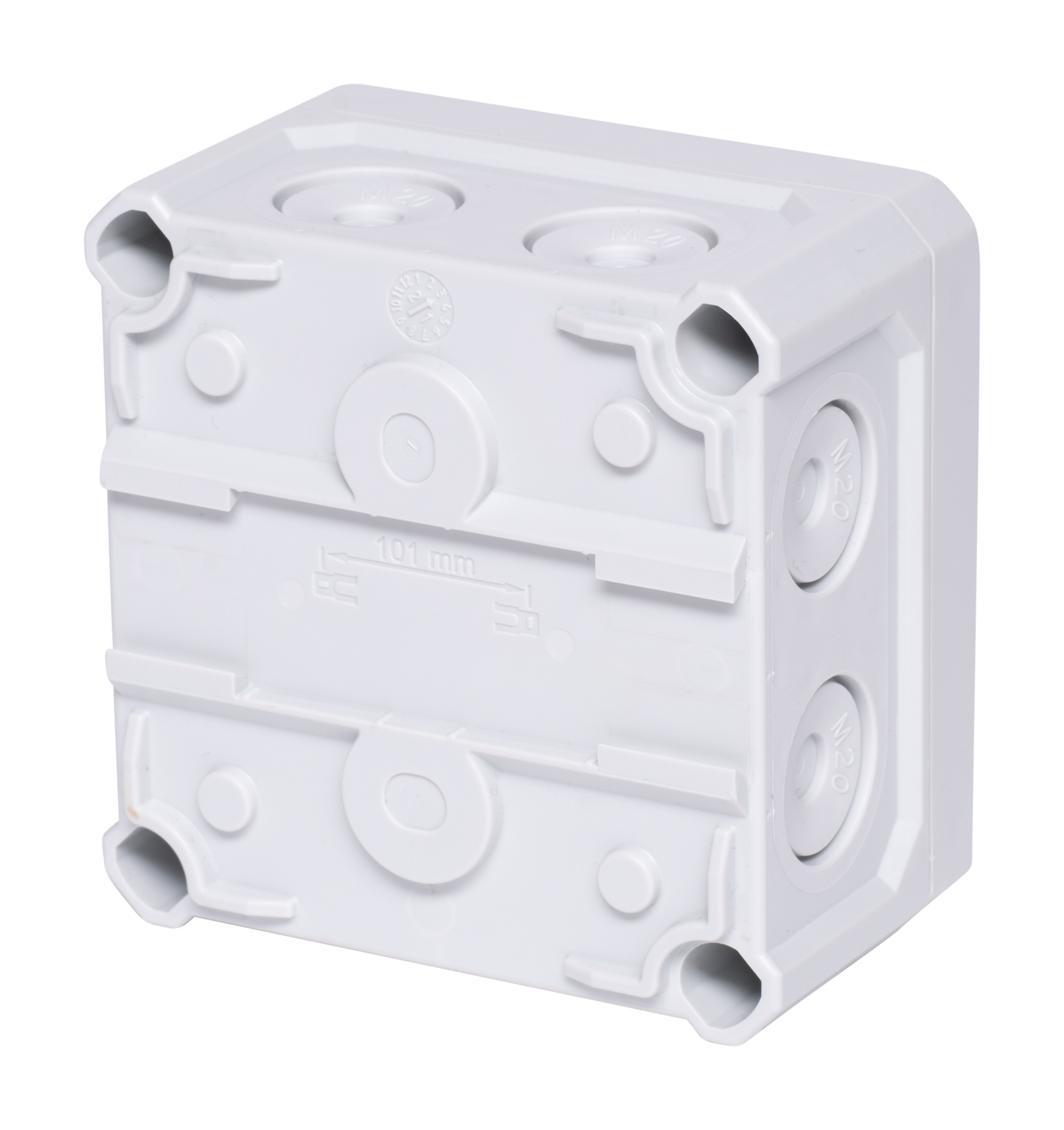 f-tronic Nozarkārba neptun compact ip66 85x85x54mm pelēka