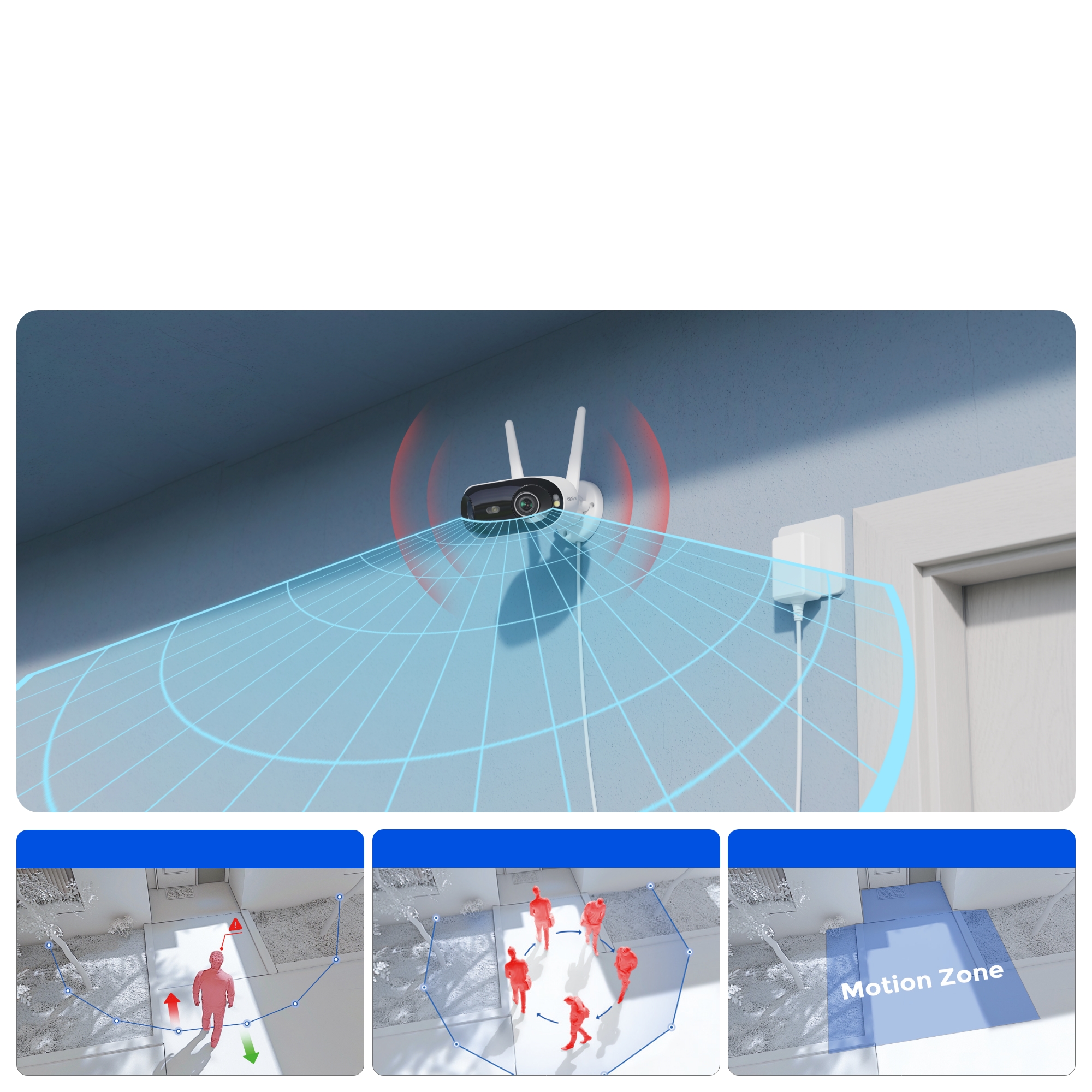 reolink Security camera reolink 2.4/5ghz dc12v/1a 300lumen 8mp