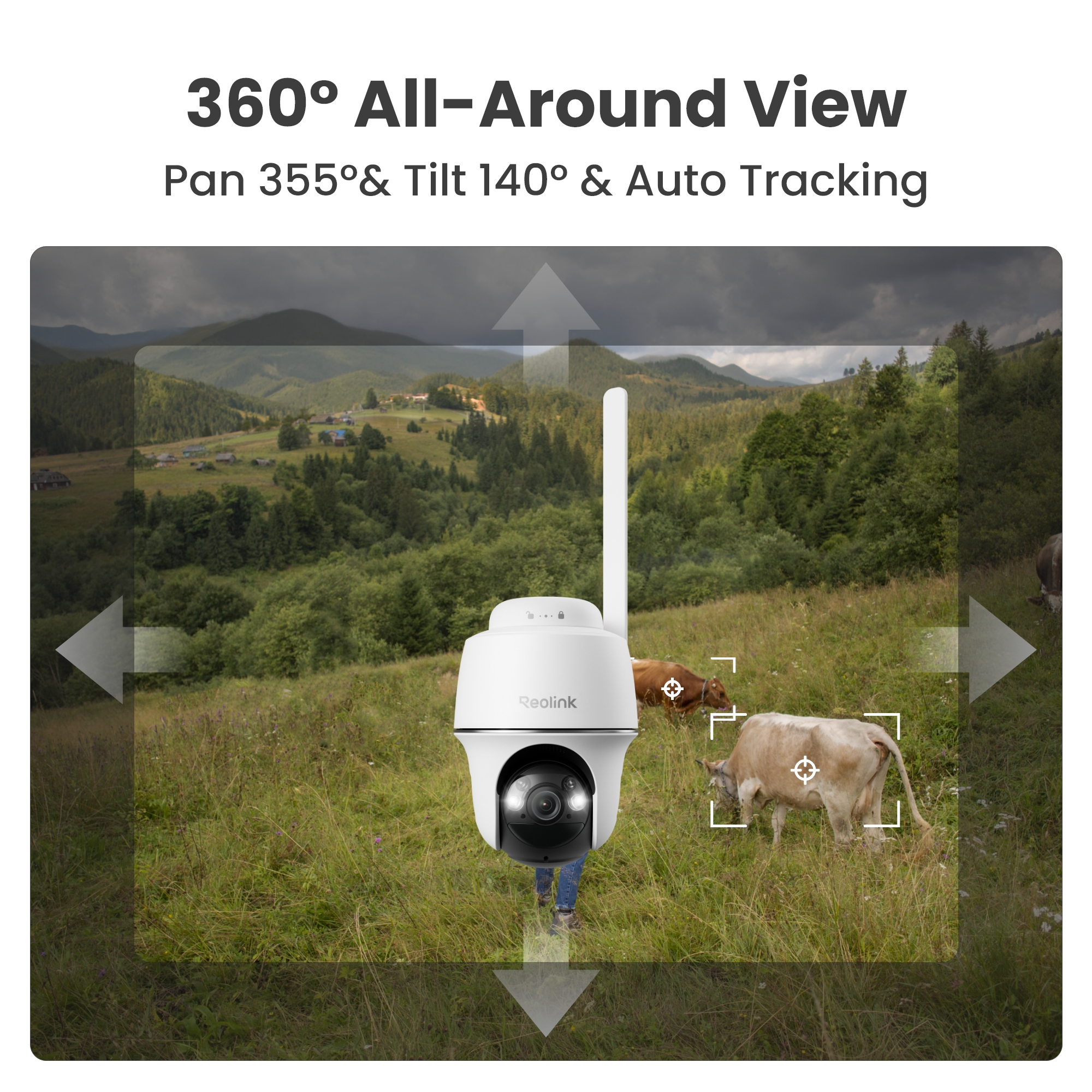 reolink Security camera reolink 3g/4g/lte 6000mah ptz 5mp